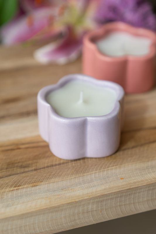 Lys blomsterpotte – Lilla