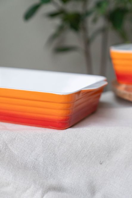 Hovedbilde Flamme Ildfast Form 31x19cm - Oransje 