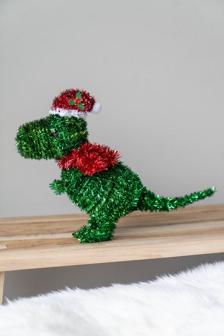 Hovedbilde Tinsel Dinosaur Grønn