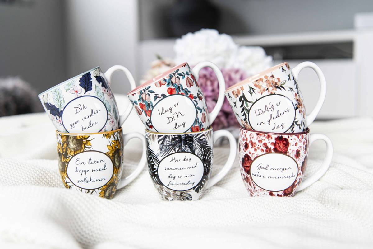 Kopp - GLEDESSPREDER - En liten kopp med solskinn 20cl