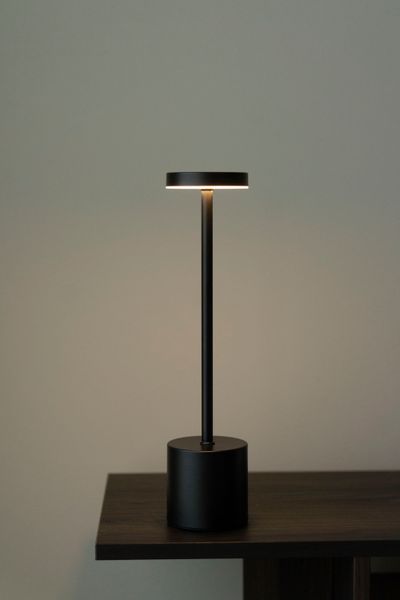 Hovedbilde Oppladbar Bordlampe 34cm Svart