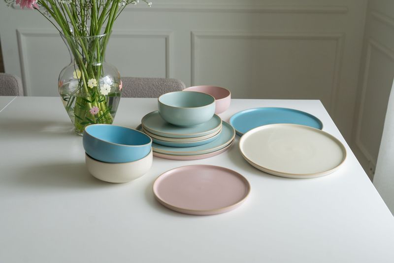 Harmoni - Tallerken – Ø27 cm – Blå