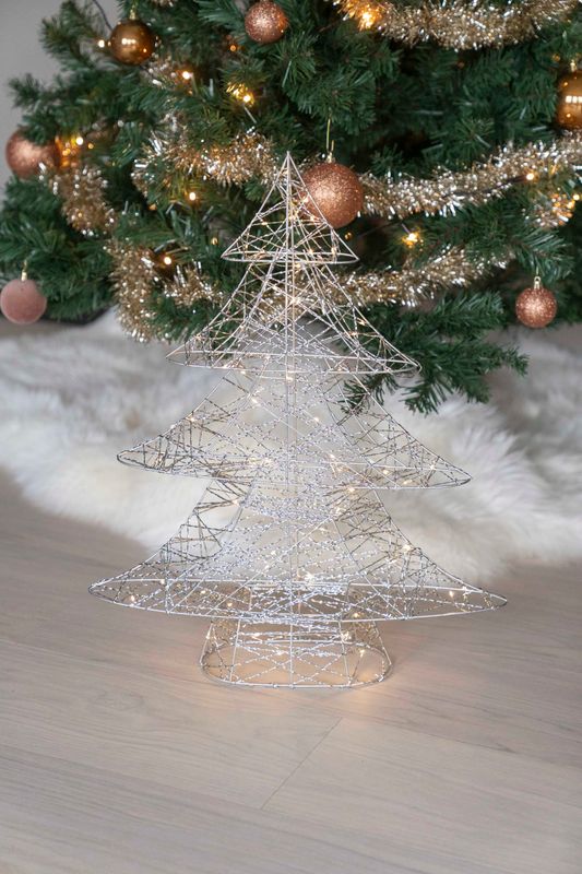 LED Tre 60cm Sølv