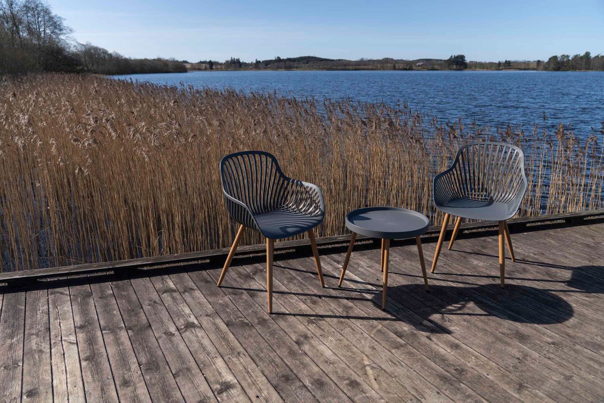 Hagesett Riller Grå