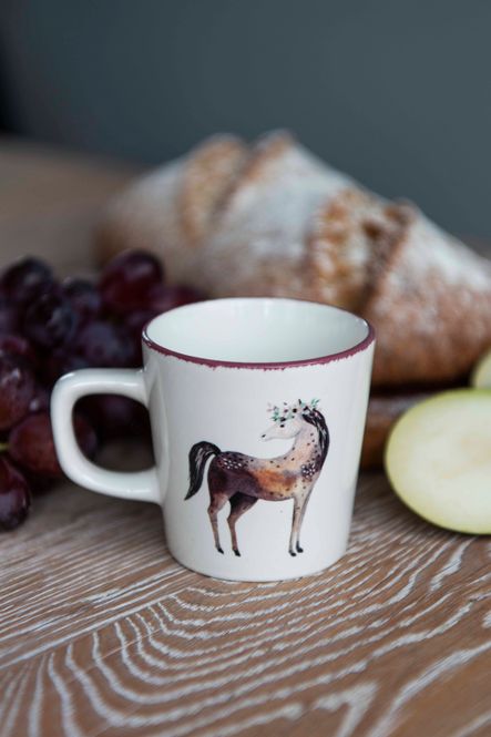Hovedbilde Kopp - Barn - Dyr Hest rosa 15cl