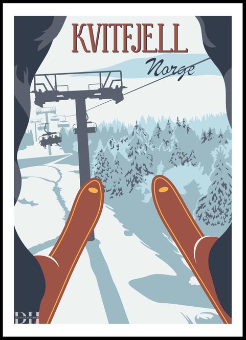 Hovedbilde Poster - Kvitfjell
