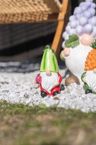 Hovedbilde Nisse med frukthatt – stor – melon