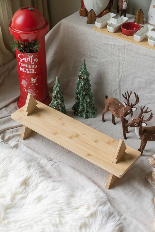 Serveringsbrett Juletre 60x16x22cm
