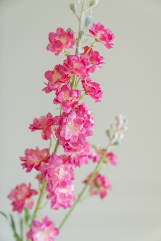 Kunstig Blomst 85cm - Mørk Rosa