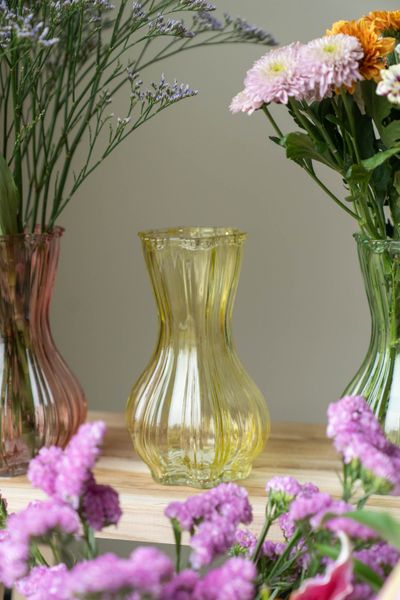 Hovedbilde Glassvase – gul
