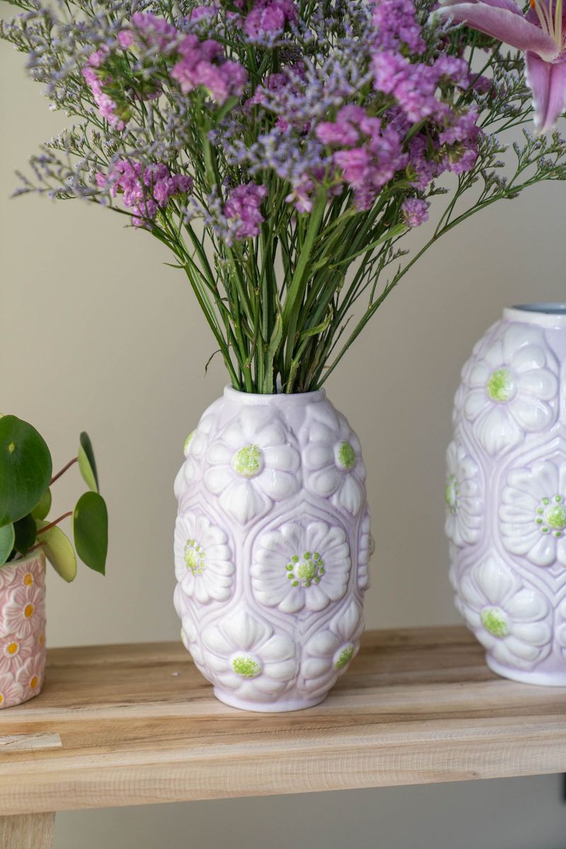 Vase blomster – 22 cm – Rosa