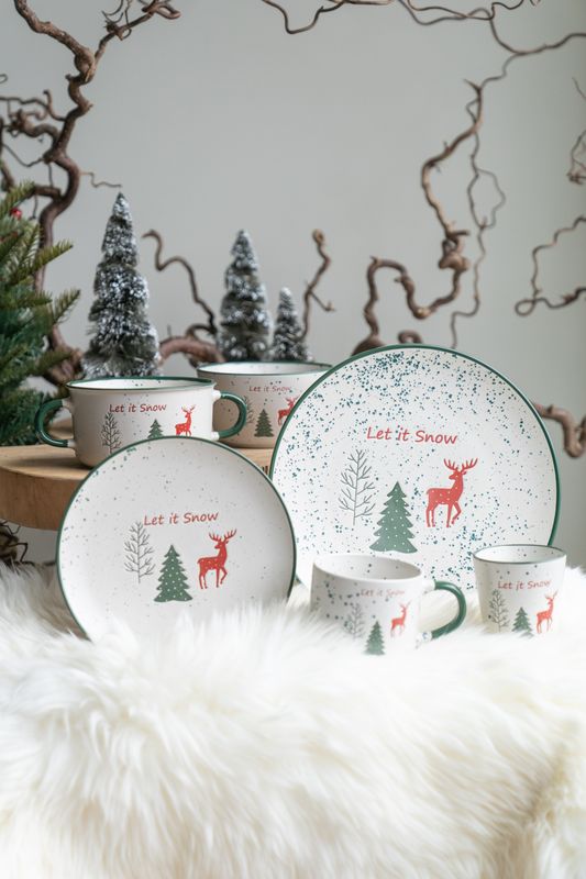 Joy - Kopp 8,5cm Let It Snow