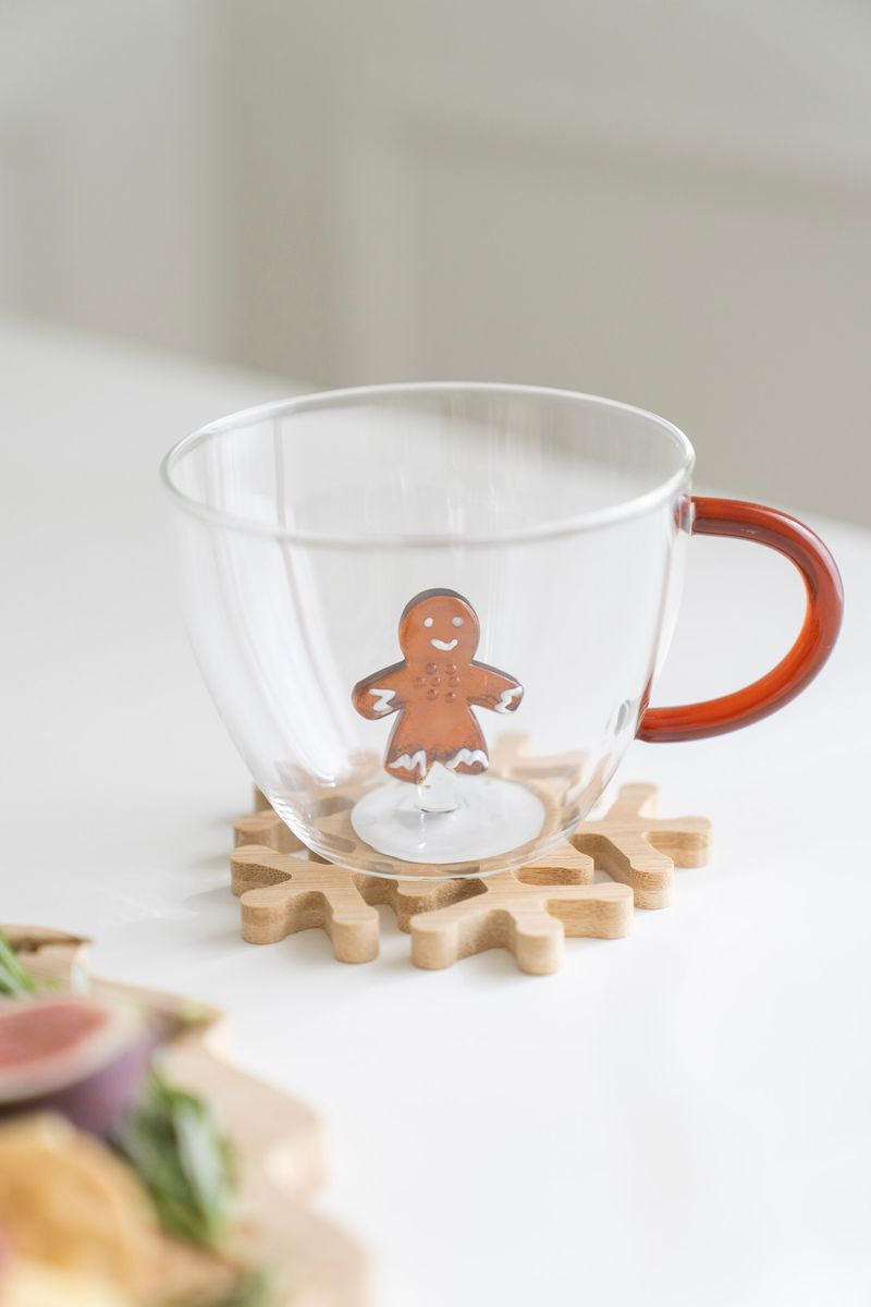 Tekopp - Glass Pepperkake