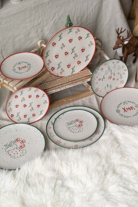 Julehilsen Tallerken 20cm - Vott