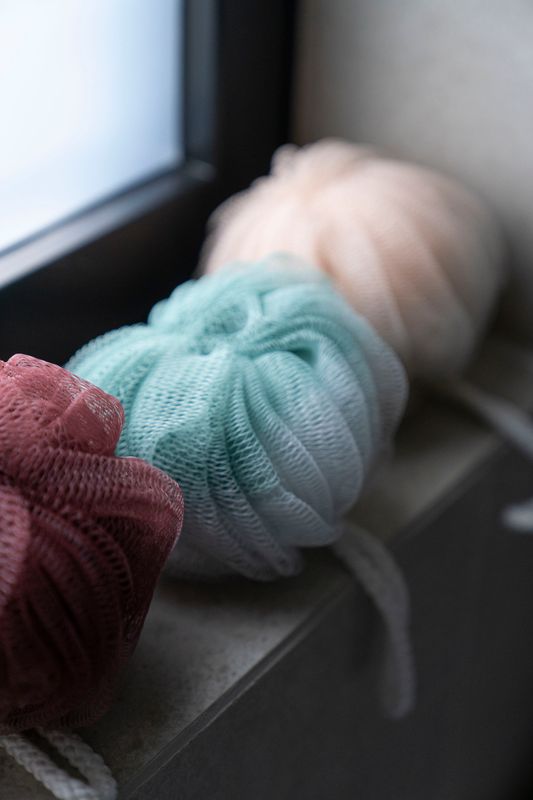 Loofah Ball - Blå