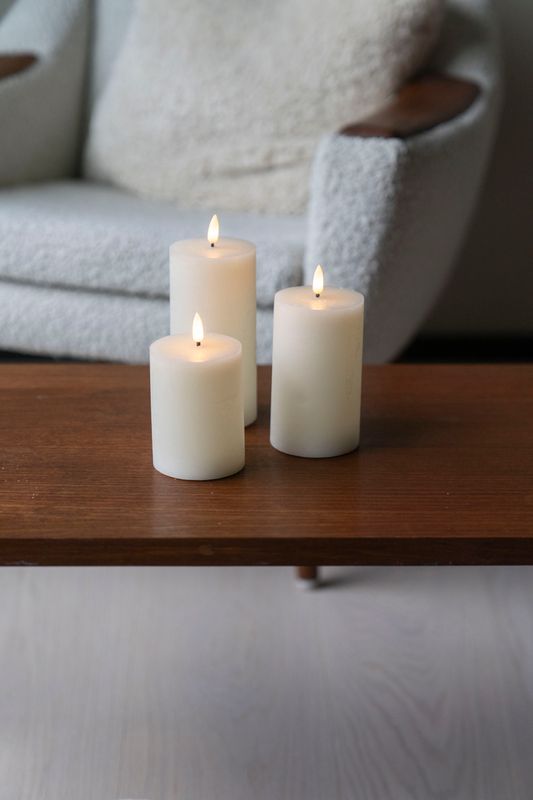 LED Lys 3pk Ivory