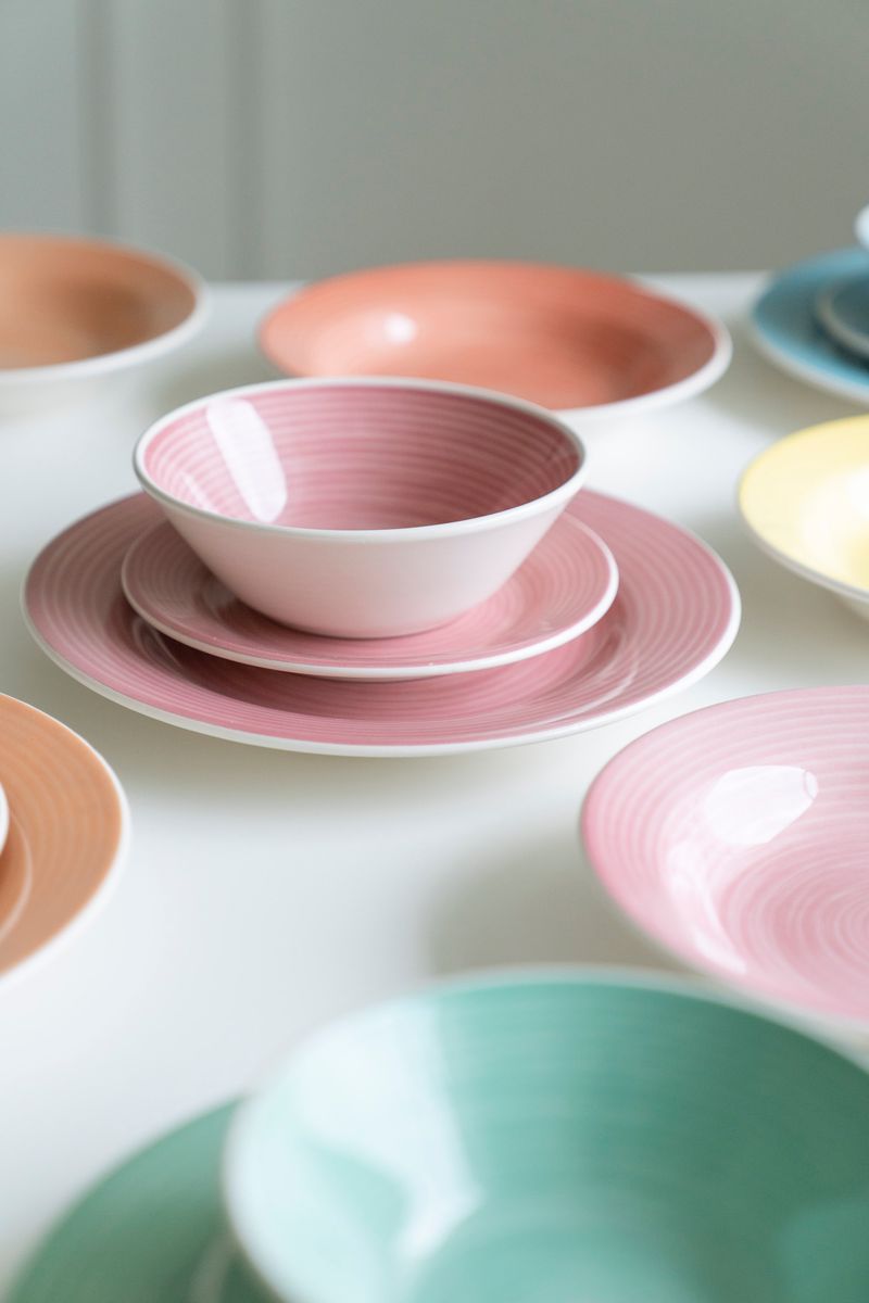 Virvelvind - Skål 22cm Rosa