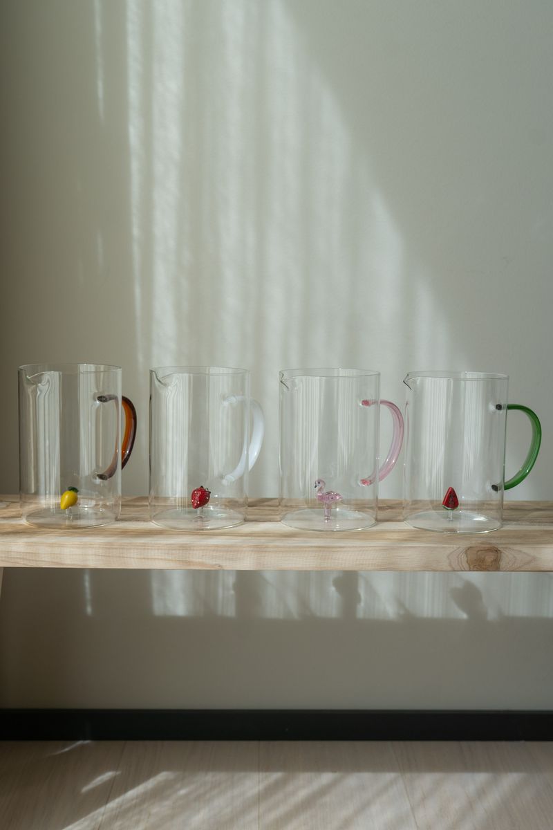 Glassmugge – 1,6 L – Flamingo