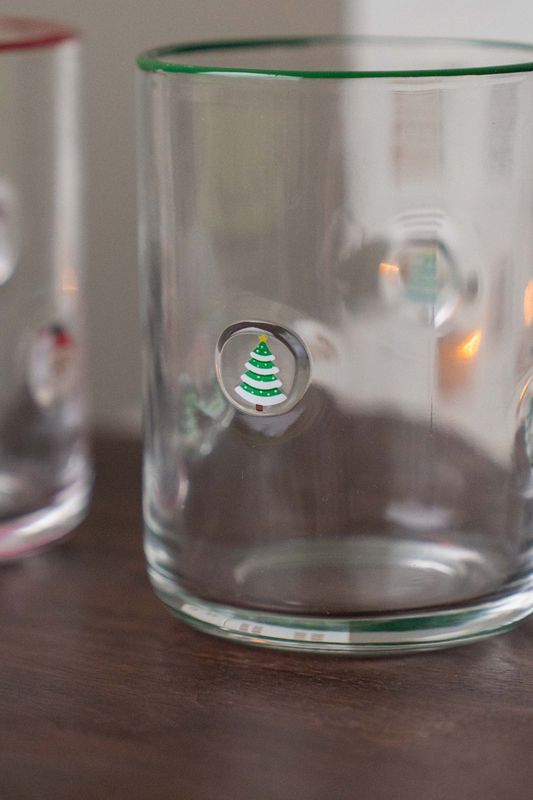 Xmas Vannglass 410ml - Juletre