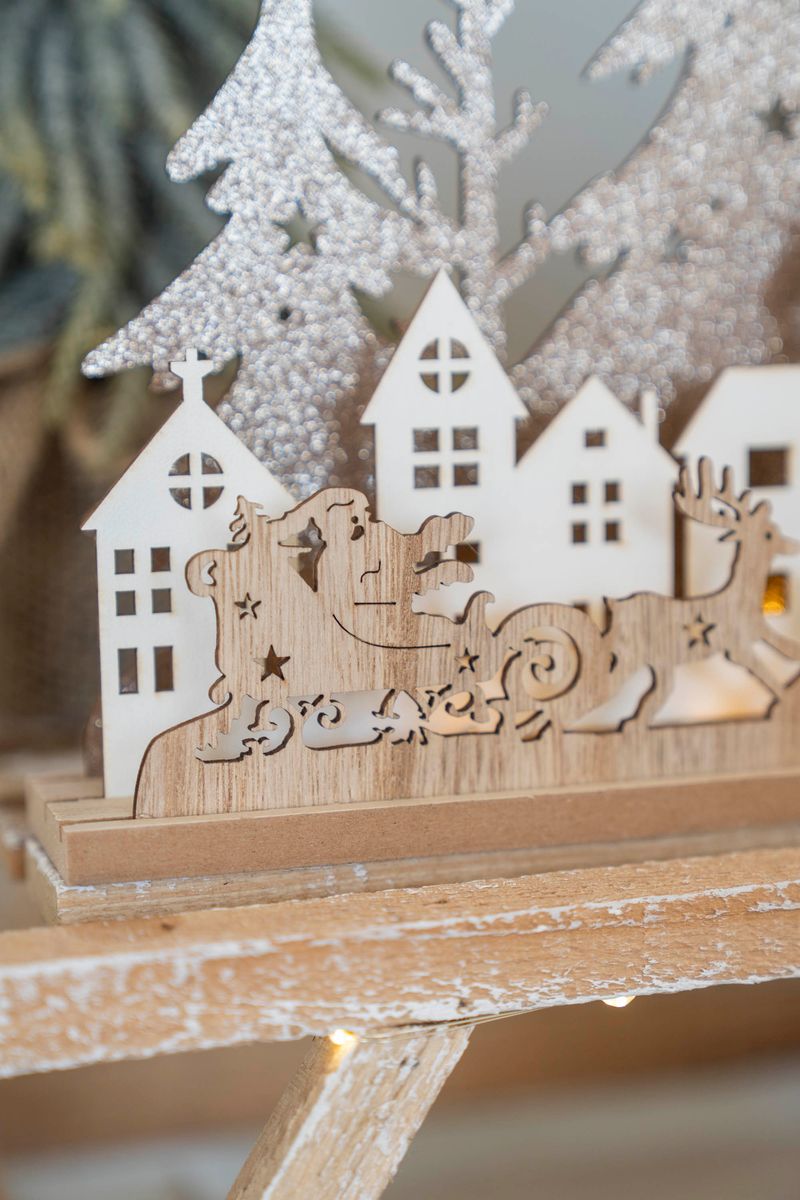Xmas Bordlampe 19cm - Slede