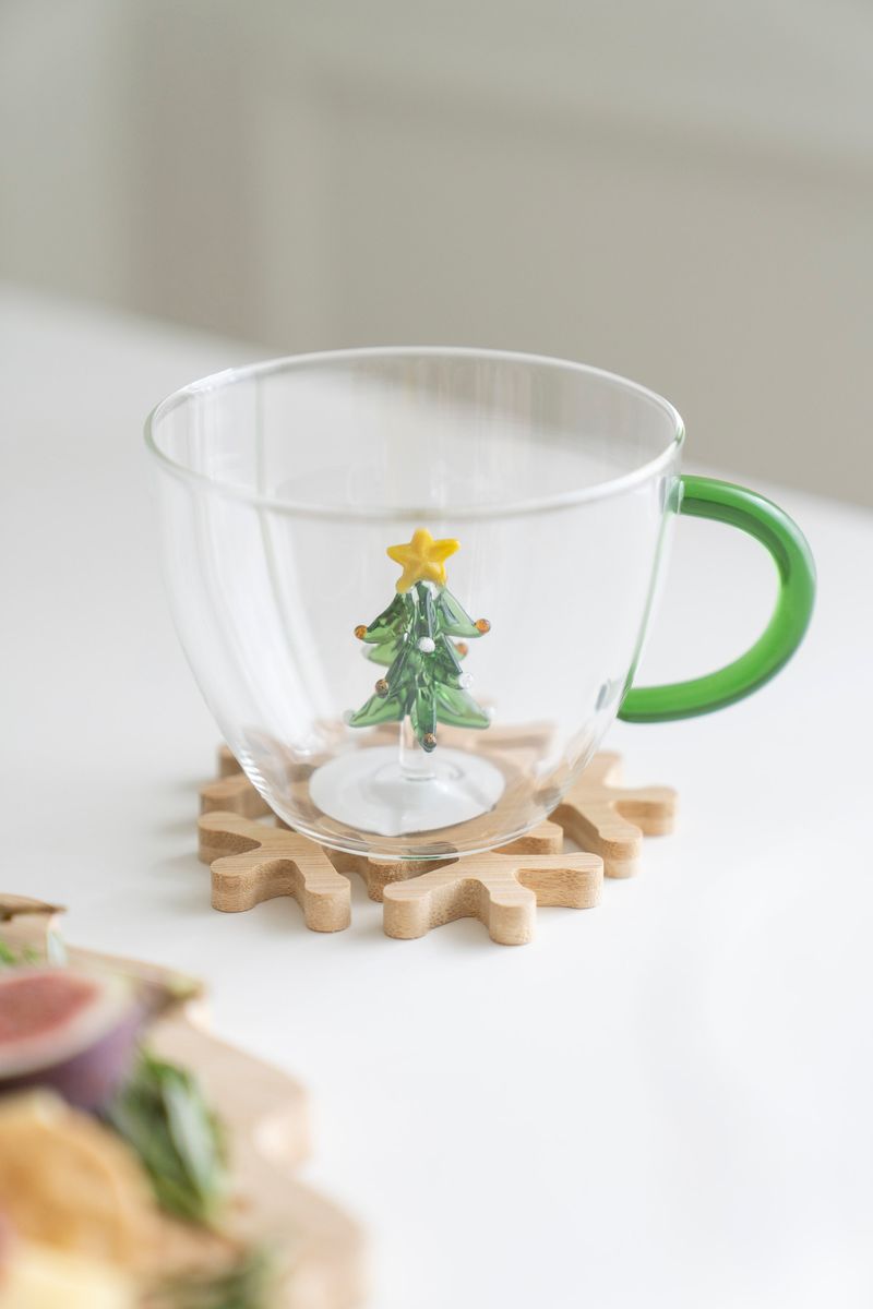 Tekopp - Glass Juletre