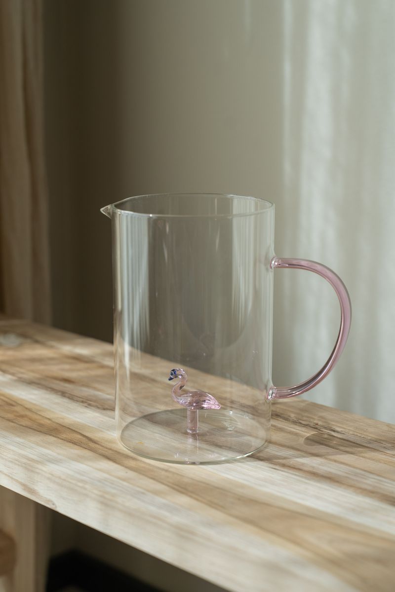 Glassmugge – 1,6 L – Flamingo