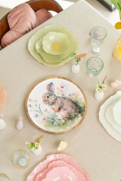 Hovedbilde Vårsprett serveringsbrett – Ø30×H2,5 cm ...