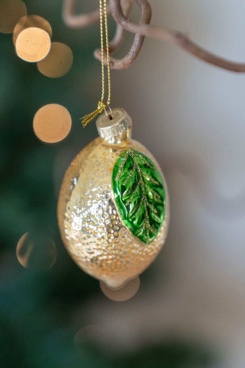 Juletrepynt - Sitron