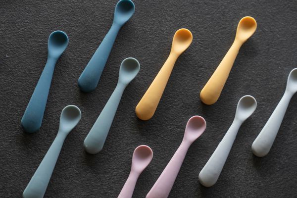 Hovedbilde Babyskje i silikon – blå