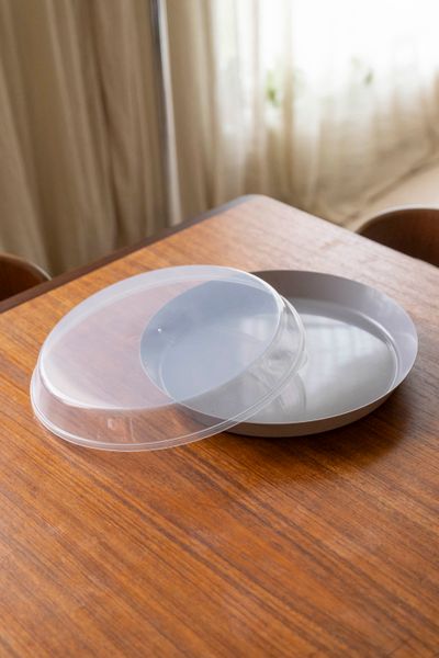 Hovedbilde Serveringsfat m/lokk 35,5cm - Lys Grå