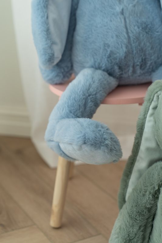 Kosedyr kanin – 70 cm – Blå