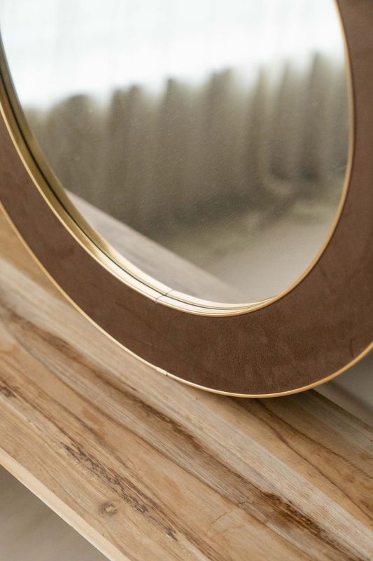 Speil 60cm Brun 