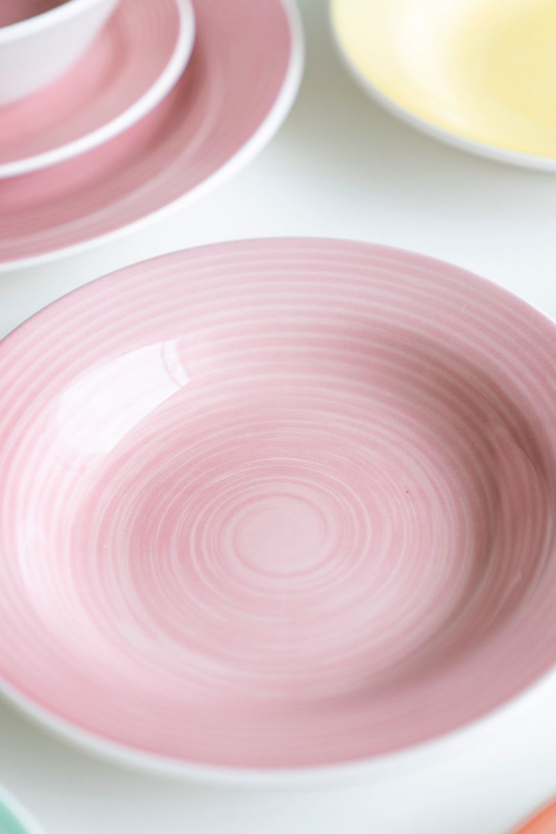 Virvelvind - Skål 22cm Rosa