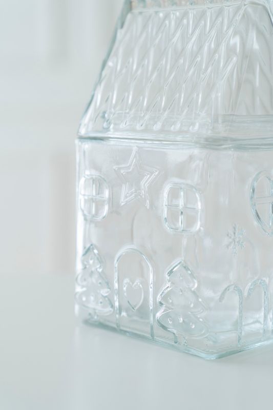 Glasskrukke Hus 1,5L
