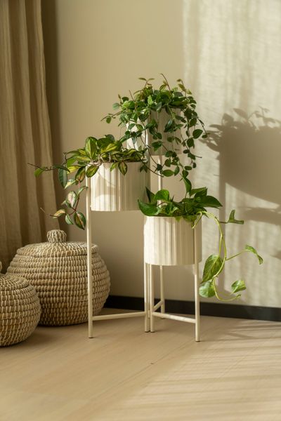 Hovedbilde Blomsterstativ m/3 nivå Beige