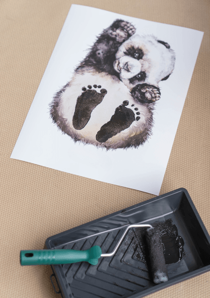 Hovedbilde Poster - Fotspor Panda