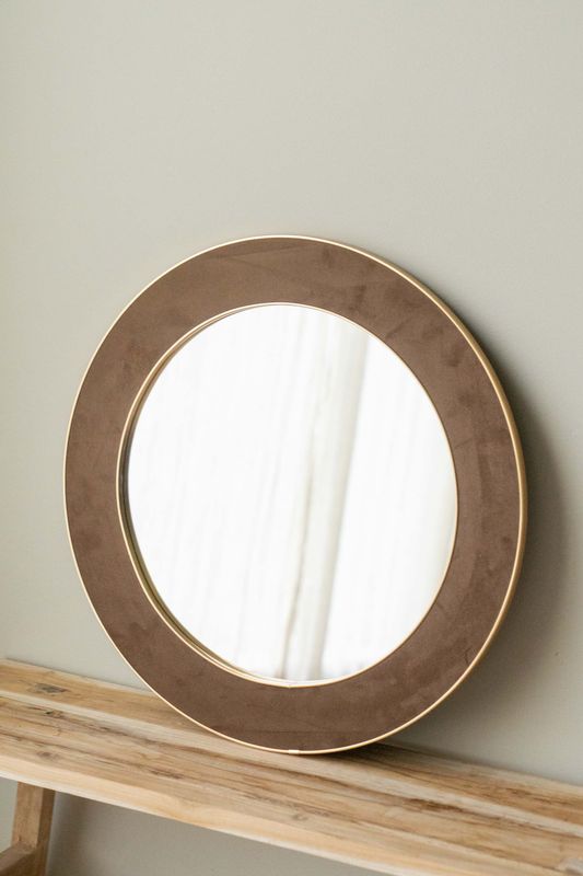 Speil 60cm Brun 