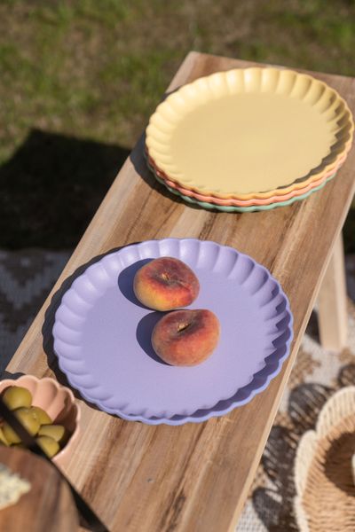 Hovedbilde Soft tallerken – Ø20 cm – lilla
