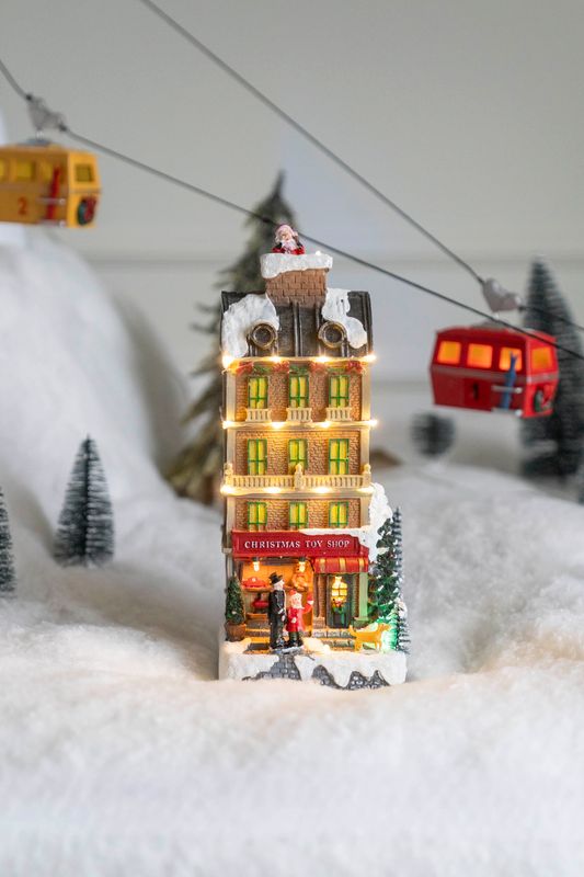 Juleby - Butikk Bakeri lys brun
