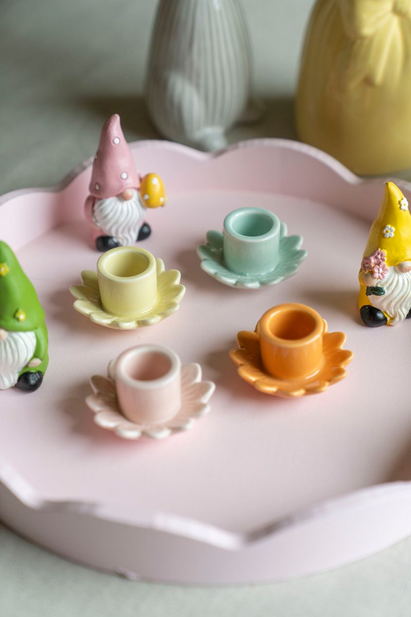 Lysestake blomst – rosa