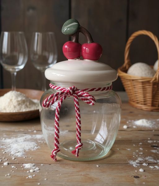 Hovedbilde Oppbevaringskrukke glass – 1,2 L – ...