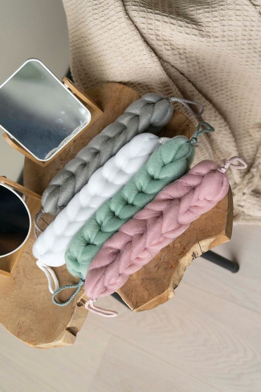 Loofah Flette - Hvit