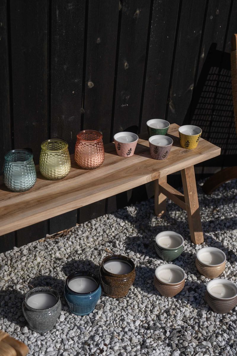 Citronella- Mygglys i bobleglass – rosa