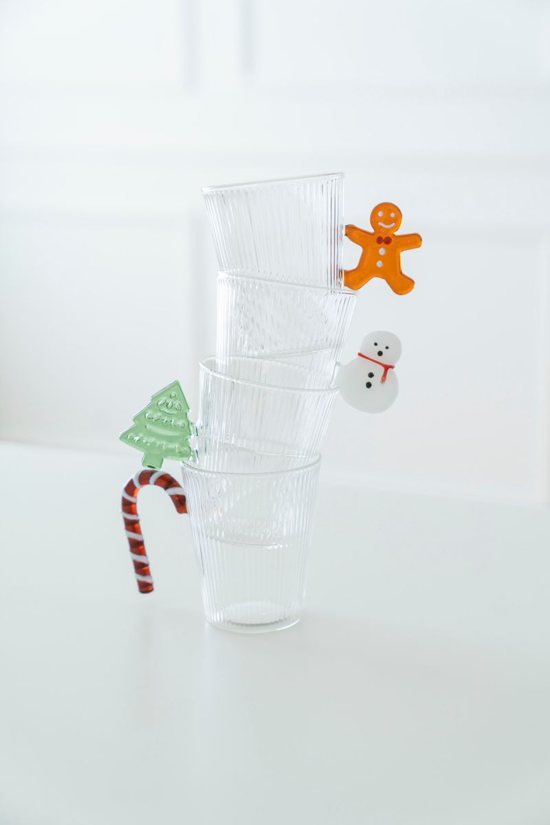 Tekopp - Glass Riller Juletre