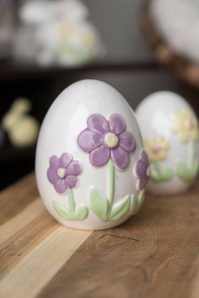 Hovedbilde Liljesol Påskeegg med lilla blomster – H13 ...