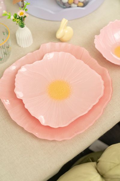 Hovedbilde Valmue Tallerken 21cm - Rosa