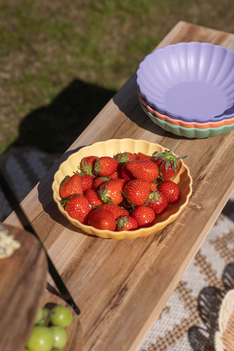 Soft skål – Ø19 cm – gul