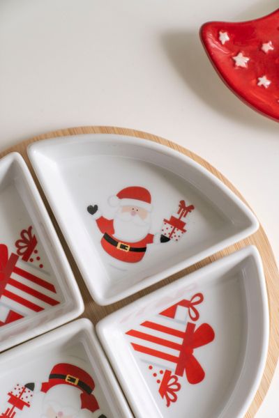 Hovedbilde Serveringssett m/4 skåler - Nisse og Gave
