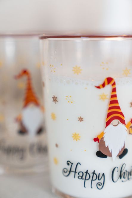 Hovedbilde Vannglass 500ml - Happy Christmas