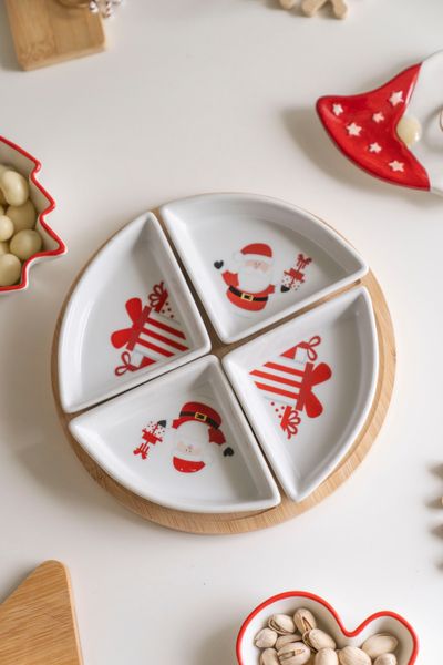 Hovedbilde Serveringssett m/4 skåler - Nisse og Gave